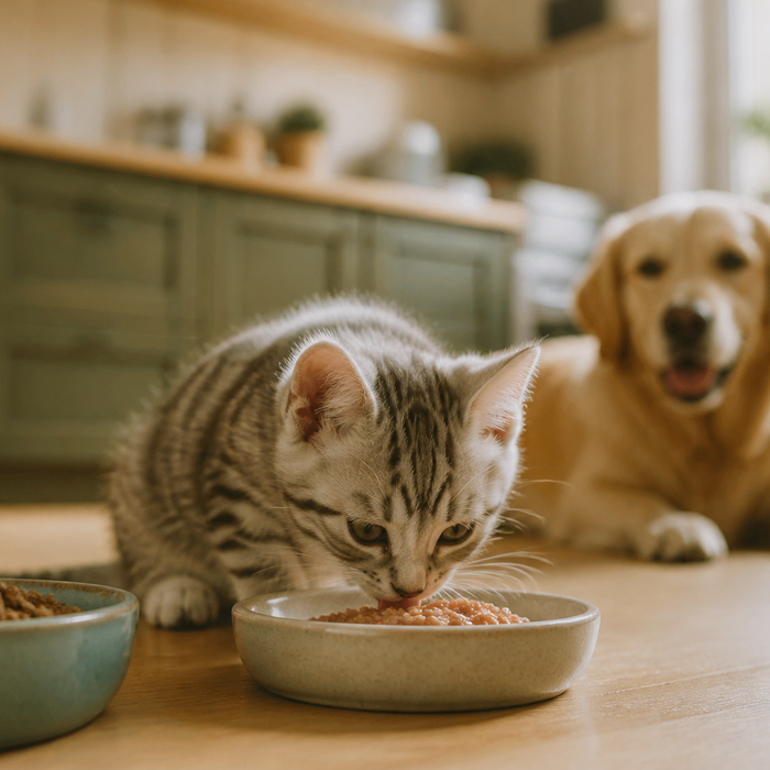 Kattungefoder från start: Så fasar du in torrfoder och våtfoder