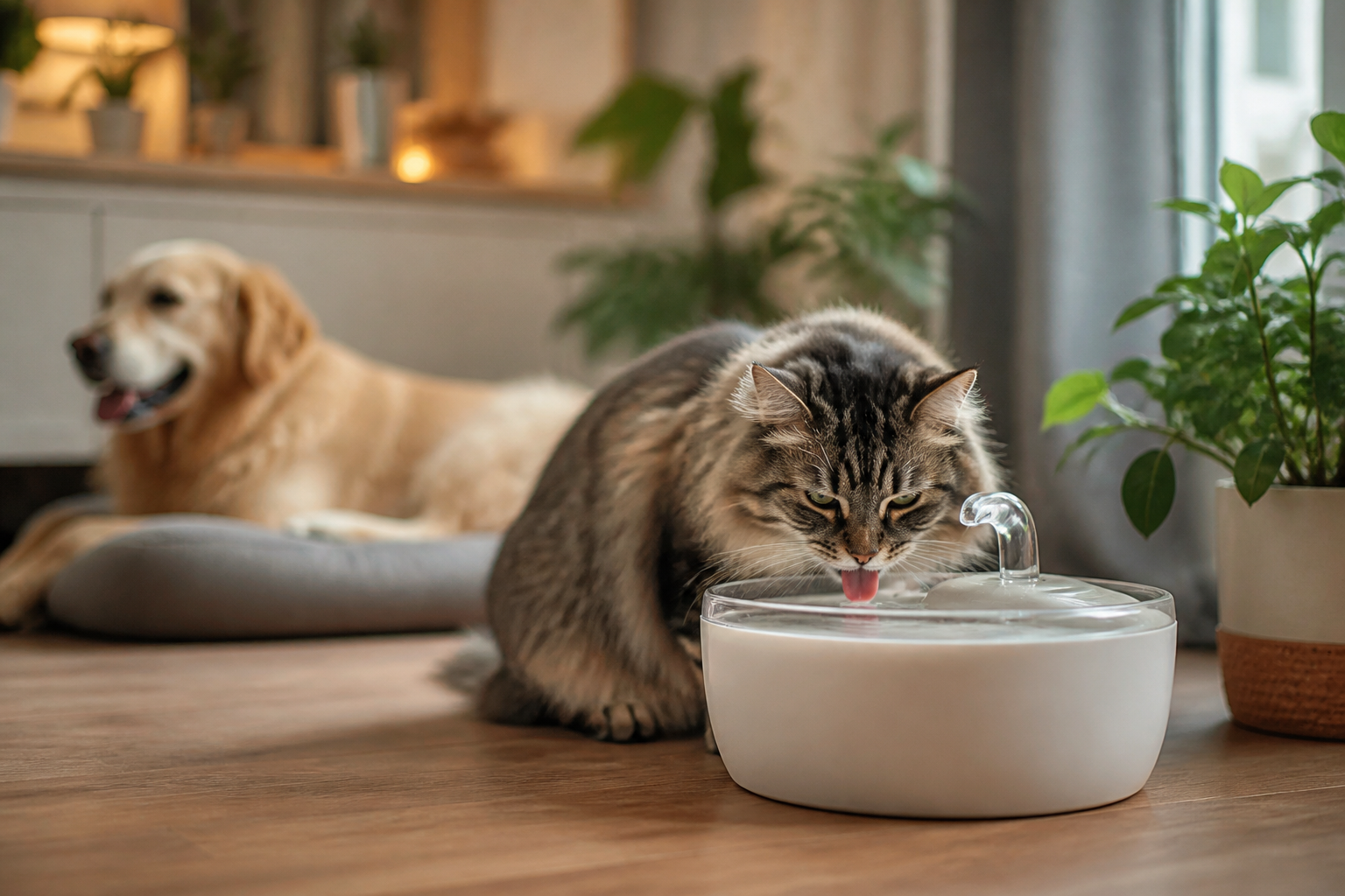 Förebygg urinvägsproblem hos katt: Rätt foder och vätskeintag