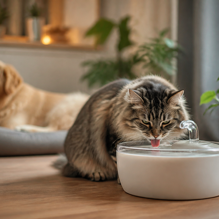 Förebygg urinvägsproblem hos katt: Rätt foder och vätskeintag